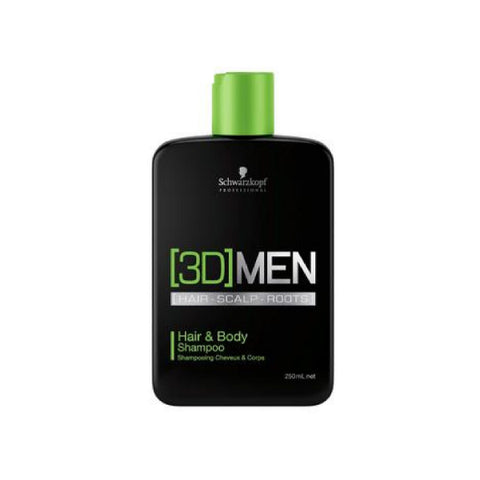 Schwarzkopf 3D Men Hair and Body Shampoo 250ml