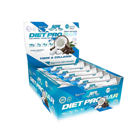 NPL Diet Pro Bar Ð Choc Coconut (Box 16x50g)