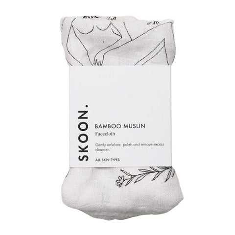 Skoon Bamboo Muslin Facecloth