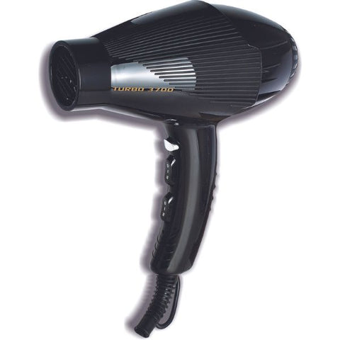 Heat Turbo Professional Hair Dryer 3700 Black